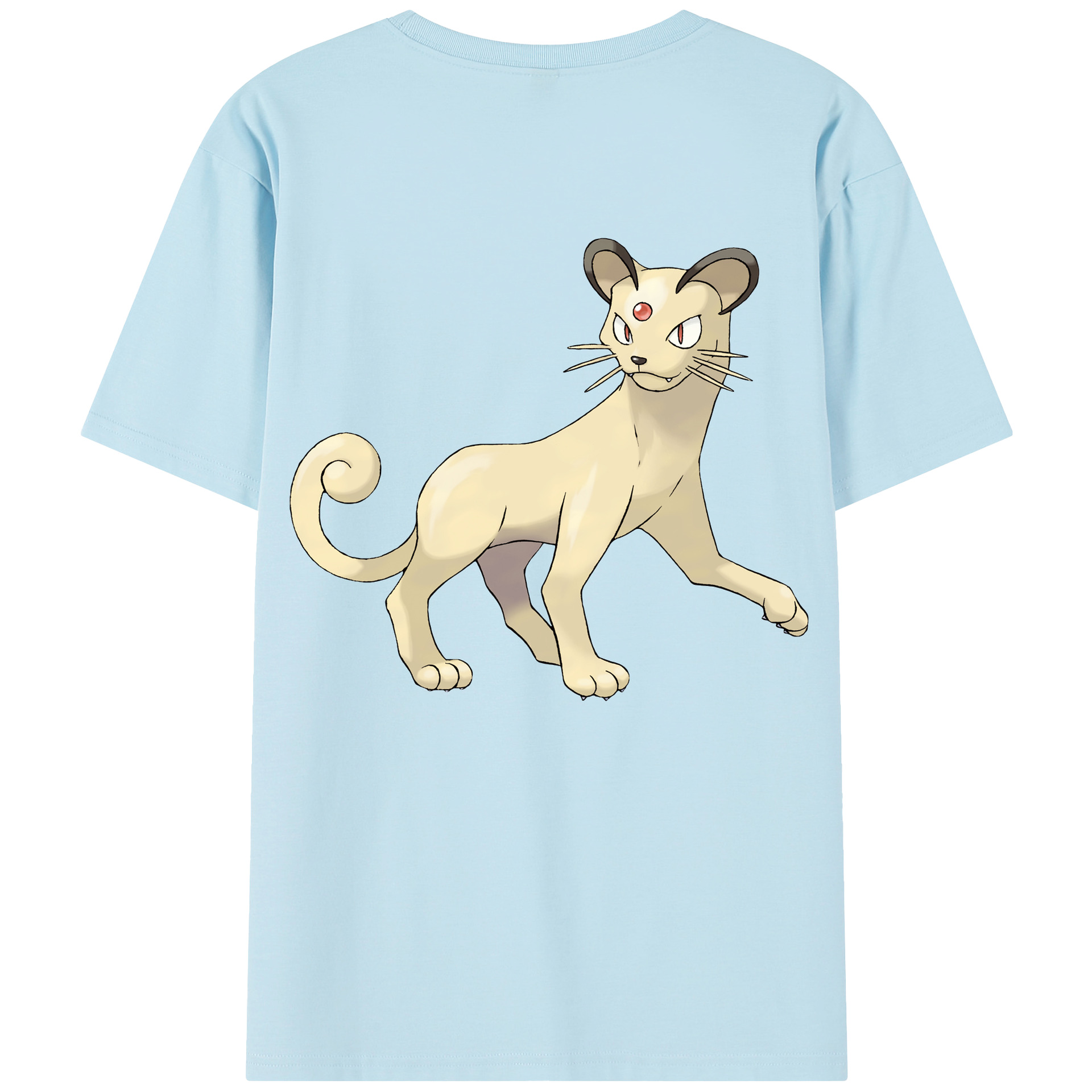 （画像用） ポケットモンスター Pokémon 綿100％半袖Tシャツ（背面プリント）